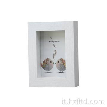 Famiglia di alta qualità Love White Photo Frame telaio in plastica in legno